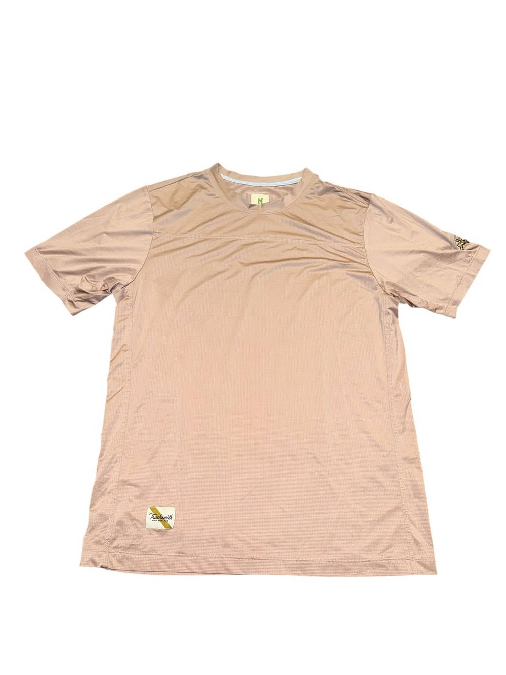 Tracksmith Twilight Tee Shirt Men Medium Light Pink Running Lightweight Athletic